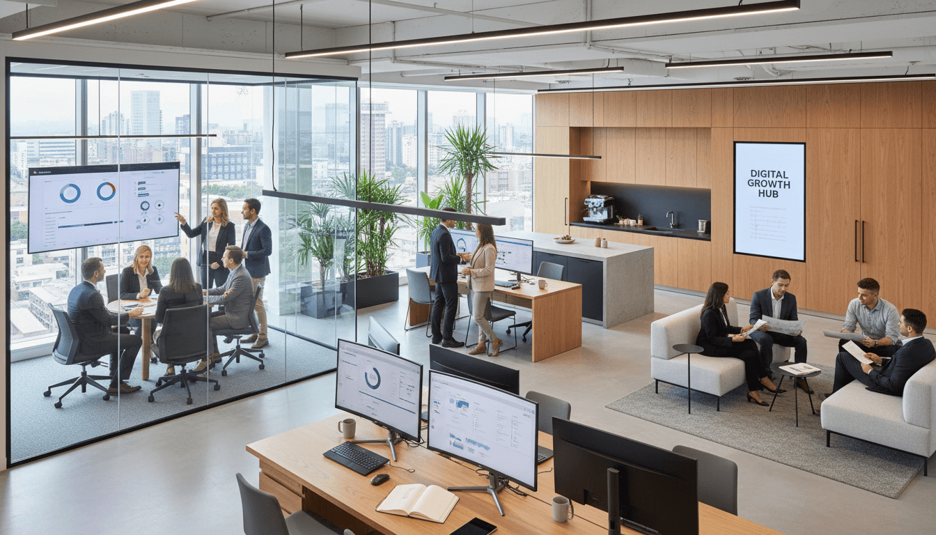 Modern office conference room with glass walls in Gurugram